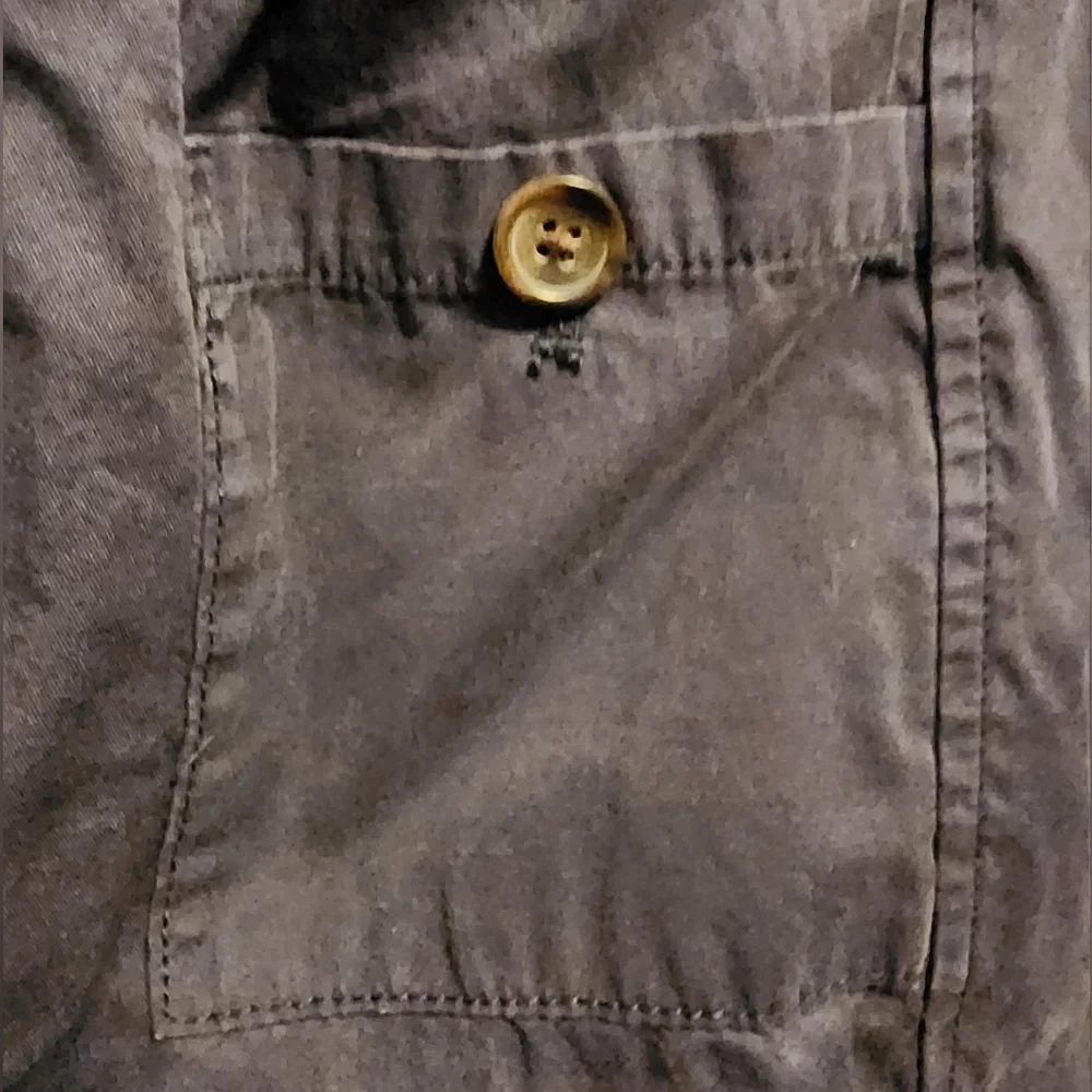 J. Crew Men's Washed Worn Authentic Vintage Style Broken In Jacket Size XL Blue